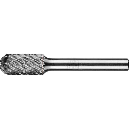 Pferd Carbide Bur - Cylind. (radius end), OMNI cut - 3/8" x 3/4" x 1/4" Shank - SC-3 28006